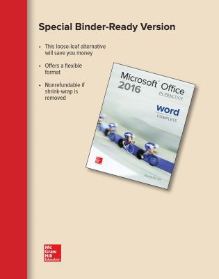 Looseleaf for Microsoft Office Word 2016 Comple... 1259910504 Book Cover