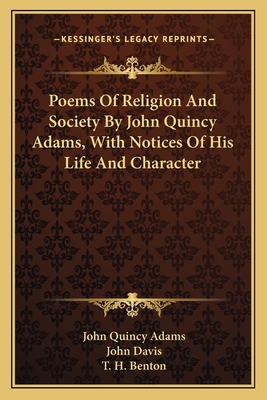 Poems Of Religion And Society By John Quincy Ad... 1163759120 Book Cover