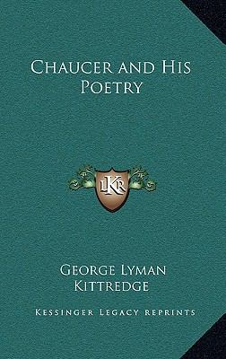 Chaucer and His Poetry 116321938X Book Cover