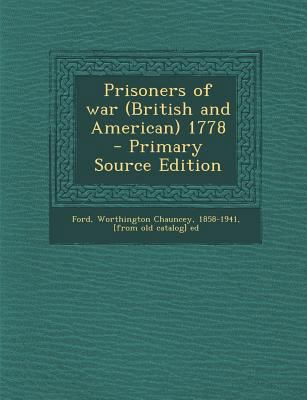 Prisoners of War (British and American) 1778 1287620965 Book Cover