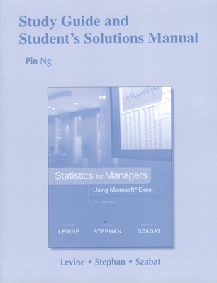 Study Guide and Student Solutions Manual Statis... 0134173821 Book Cover