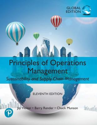 Principles of Operations Management: Sustainabi... 1292355042 Book Cover