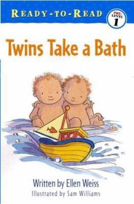 Twins Take a Bath 0689857411 Book Cover