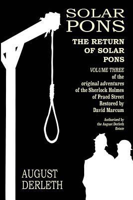 The Return of Solar Pons 1720727961 Book Cover