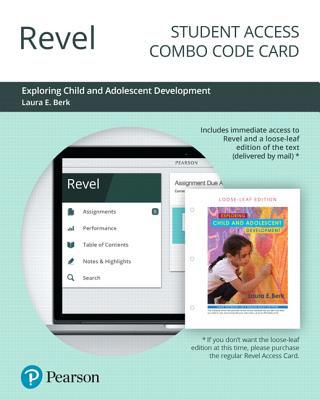 Revel for Exploring Child & Adolescent Developm... 0135233186 Book Cover