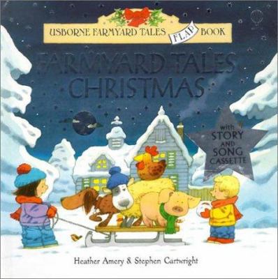 Farmyard Tales Christmas: Flap Book (Usborne Fa... 0794502180 Book Cover