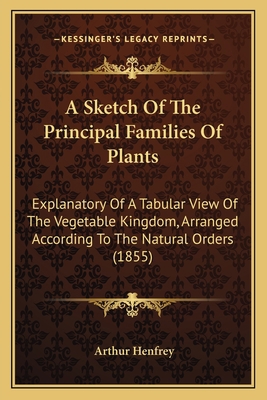 A Sketch Of The Principal Families Of Plants: E... 1164550306 Book Cover