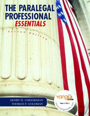 The Paralegal Professional Essentials 0132390833 Book Cover