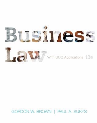 Business Law with UCC Applications Student Edition 0073524956 Book Cover