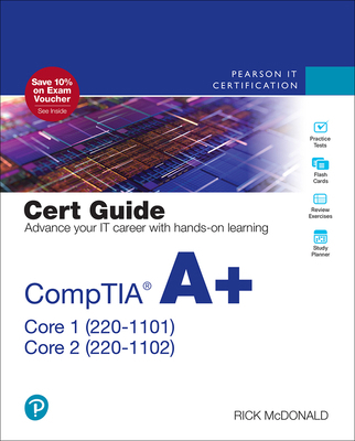 Comptia A+ Core 1 (220-1101) and Core 2 (220-11... 0137675941 Book Cover