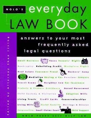 Nolo's Everyday Law Book 0873373529 Book Cover
