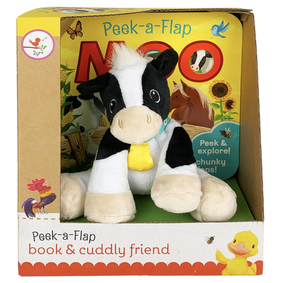 Moo Gift Set [With Plush Toy Cow] 1680527584 Book Cover