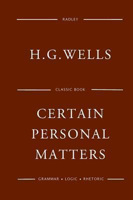 Certain Personal Matters 1541371968 Book Cover