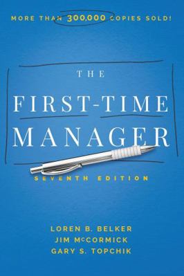 The First-Time Manager 0814439691 Book Cover