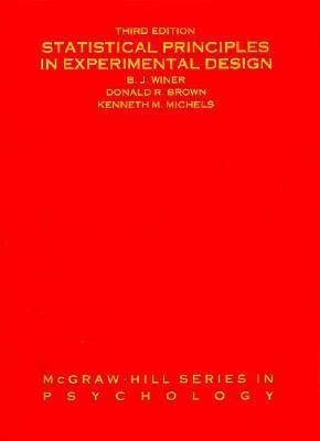 Statistical Principles In Experimental Design 0070709823 Book Cover