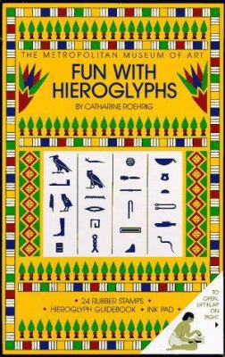 Fun with Hieroglyphs: 24 Rubber Stamps, Hierogl... 0670835765 Book Cover