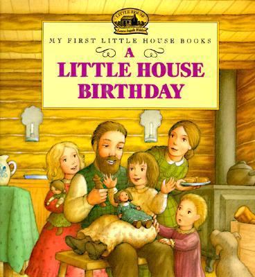 A Little House Birthday 0060259280 Book Cover