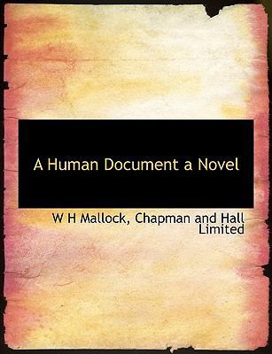 A Human Document a Novel 1140234544 Book Cover