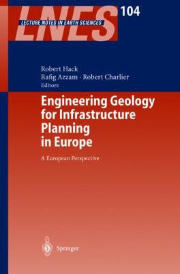 Engineering Geology for Infrastructure Planning... 354021075X Book Cover