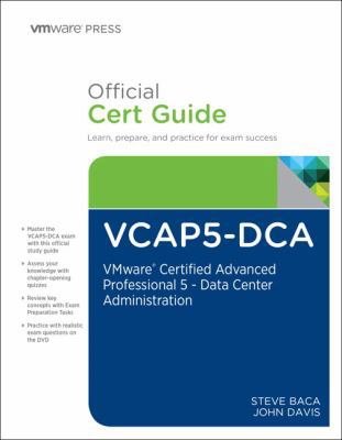 Vcap5-dca Official Cert Guide: VMware Certified... 0789753235 Book Cover