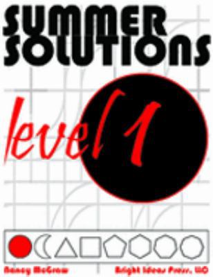 Summer Solutions Math Workbook 097601534X Book Cover