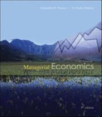 Managerial Economics with Student CD 007334656X Book Cover