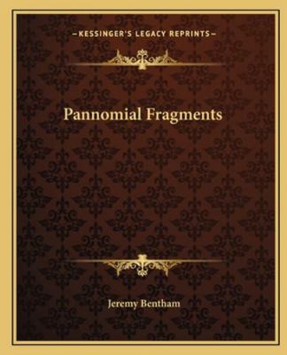 Pannomial Fragments 1162678658 Book Cover