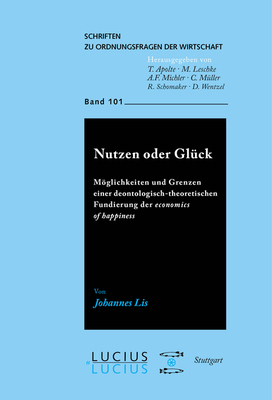 Nutzen oder Glück [German] 3828206085 Book Cover