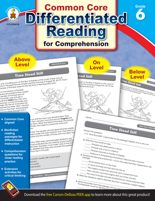 Common Core Differentiated Reading for Comprehe... B00QFXU7TA Book Cover