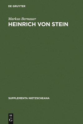 Heinrich von Stein [German] 3110161818 Book Cover