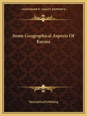 Some Geographical Aspects Of Karma 1162828978 Book Cover