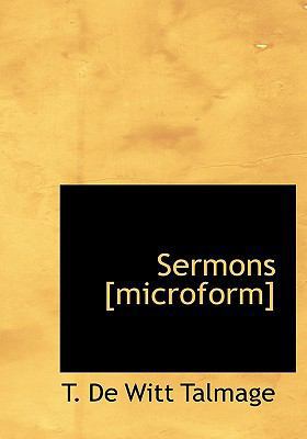 Sermons [Microform] 1117095312 Book Cover