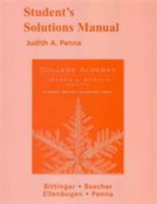 Student Solutions Manual for College Algebra: G... 0321529049 Book Cover