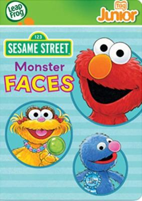 Hardcover Tag Jr Bk, Sesame Street Monster Faces Book