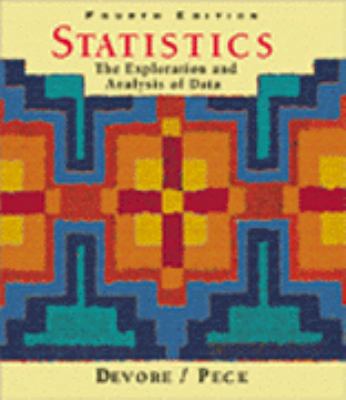 Statistics: The Exploration and Analysis of Dat... 0534358675 Book Cover