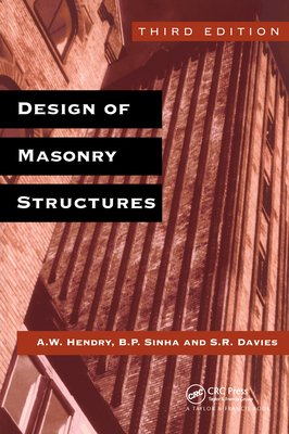 Design of Masonry Structures 0419215603 Book Cover