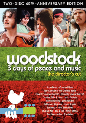 DVD Woodstock: 3 Days of Peace & Music Book