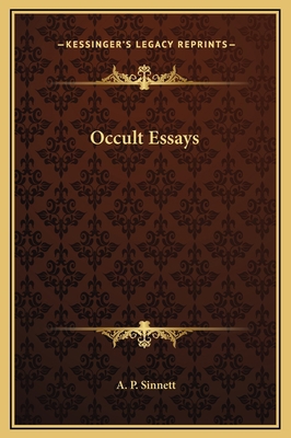 Occult Essays 1169294251 Book Cover