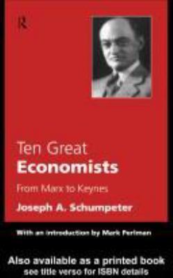 Ten Great Economists 0415110793 Book Cover