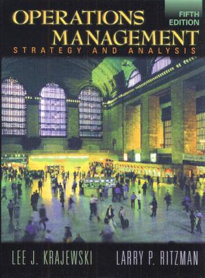 Operations Management: Strategy and Analysis 0201331187 Book Cover