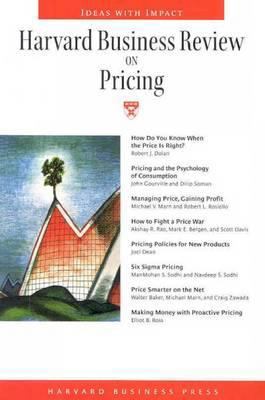 Harvard Business Review on Pricing 1422146588 Book Cover