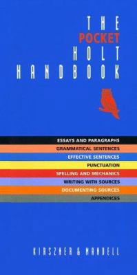 The Pocket Holt Handbook 0155072390 Book Cover