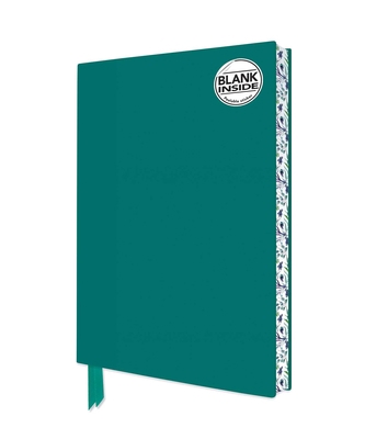 Teal Blank Artisan Notebook (Flame Tree Journals) 1804176990 Book Cover