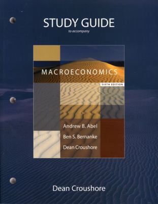 Study Guide to Accompany Macroeconomics 0321482190 Book Cover