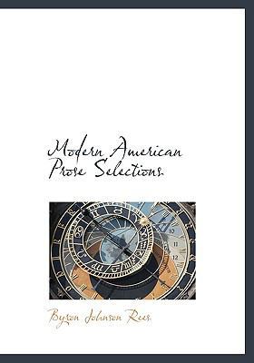 Modern American Prose Selections 1117495841 Book Cover