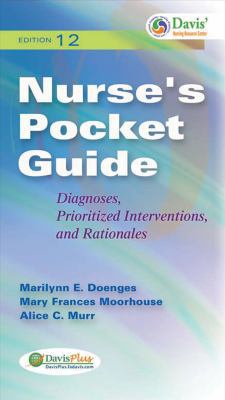 Nurse's Pocket Guide: Diagnoses, Prioritized In... 0803622341 Book Cover