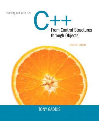 Starting Out with C++ from Control Structures t... 0133796337 Book Cover