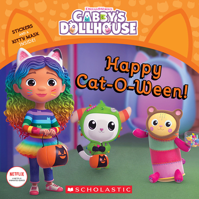 Happy Cat-O-Ween! (Gabby's Dollhouse Storybook) 1338804448 Book Cover