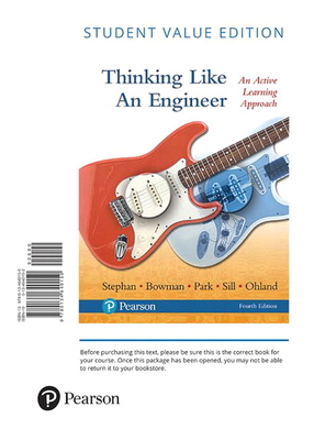 Thinking Like an Engineer: An Active Learning A... 0134640152 Book Cover