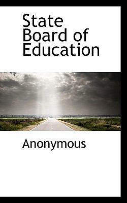 State Board of Education 1117798089 Book Cover